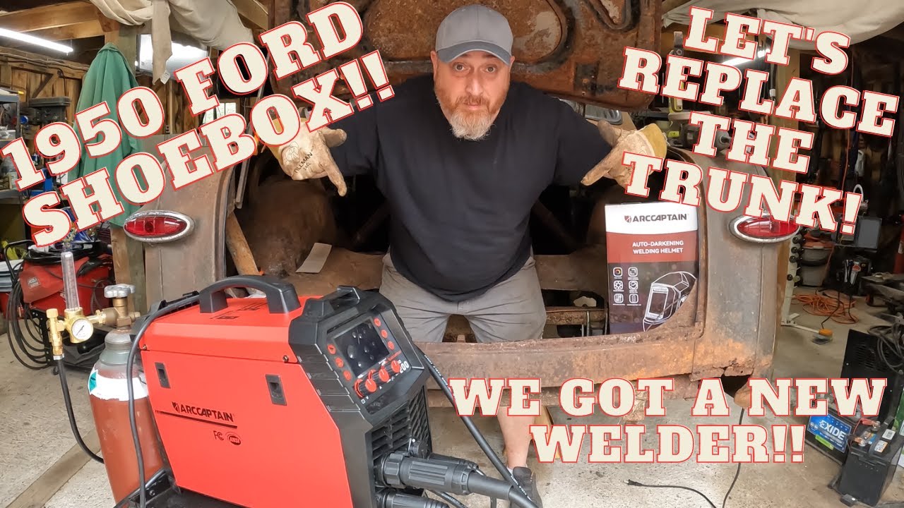 How to replace a trunk floor in a 1950 Ford Shoebox on the cheap! Let's use the bead roller!