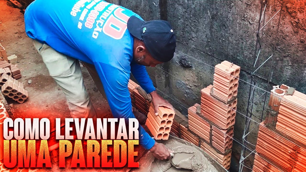 COMO LEVANTAR UMA PAREDE INICIANTES YouTube