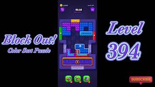 Block Out Level 394 Walkthrough | Color Sort Puzzle Gameplay | Go Answer