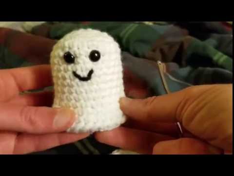 Crocheted Amigurumi Toy Ghost Tutorial