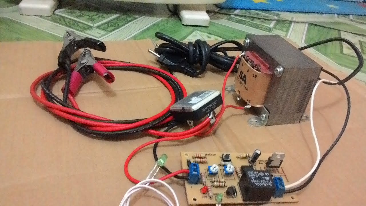 Cara Membuat Charger Aki 6V - YouTube