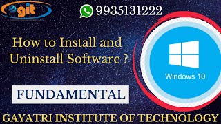 How to Install and Uninstall Software | Fundamental | GIT Education screenshot 5