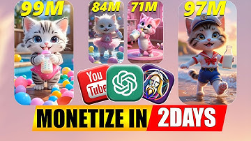 Viral AI Cat Videos Shorts Tutorial | 100% Free & Monetizable