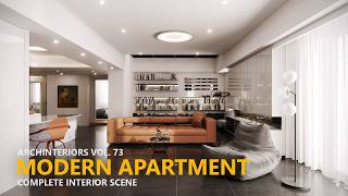 Archinteriors vol. 73 - modern apartment 3D interior 