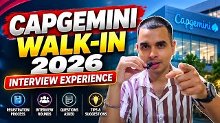Capgemini Walk-In Interview 2026 | Complete Process & Interview Experience | Software Engineer