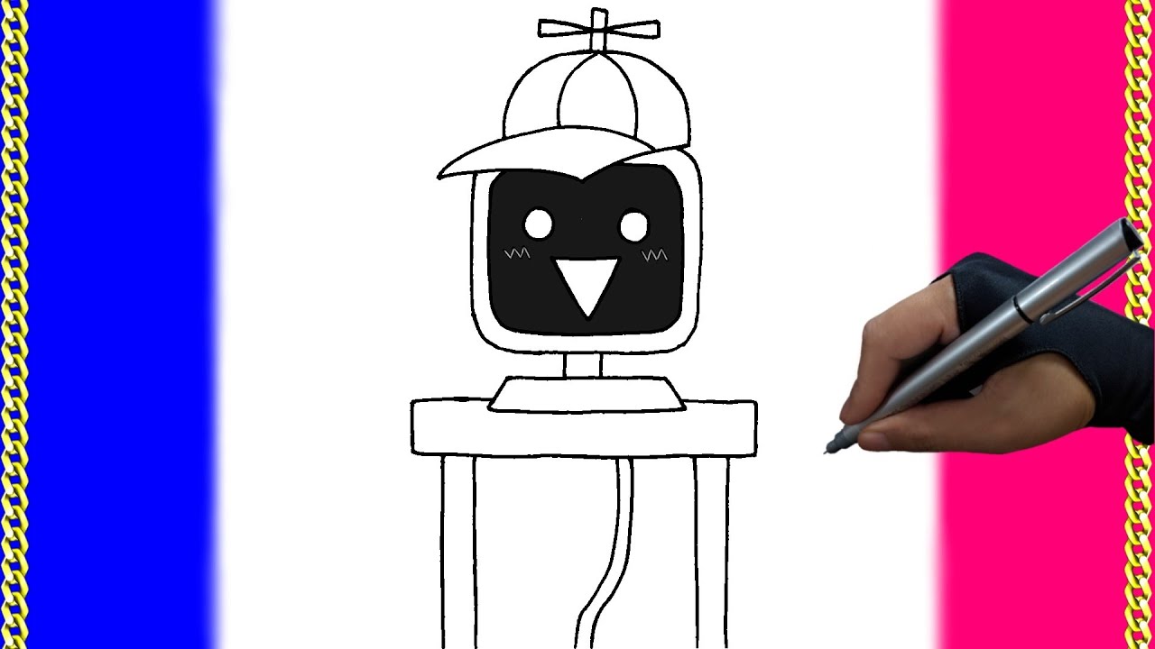 How To Draw Mr Fun Computer Sprunki - YouTube