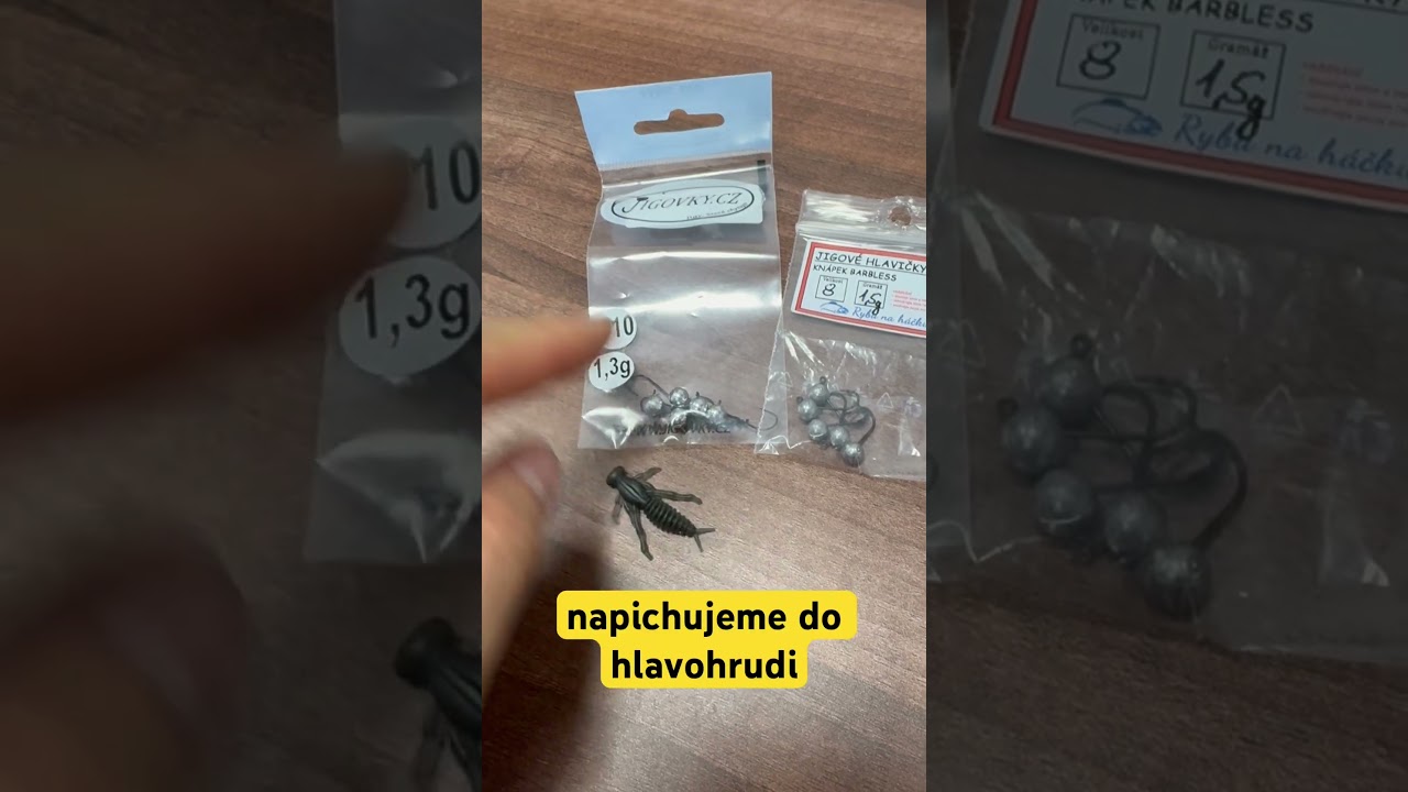 Jaký háček vybrat pro Harmony Baits Chrobáka 45mm? 