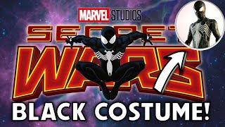 Tom Holland BLACK SYMBIOTE COSTUME for SECRET WARS!! MCU Spider man News