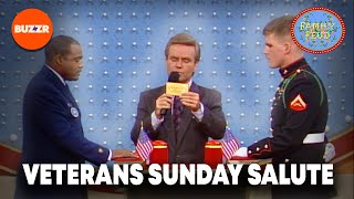 Family Feud | 1991 Armed Forces Special! TRUE HEROES! | BUZZR