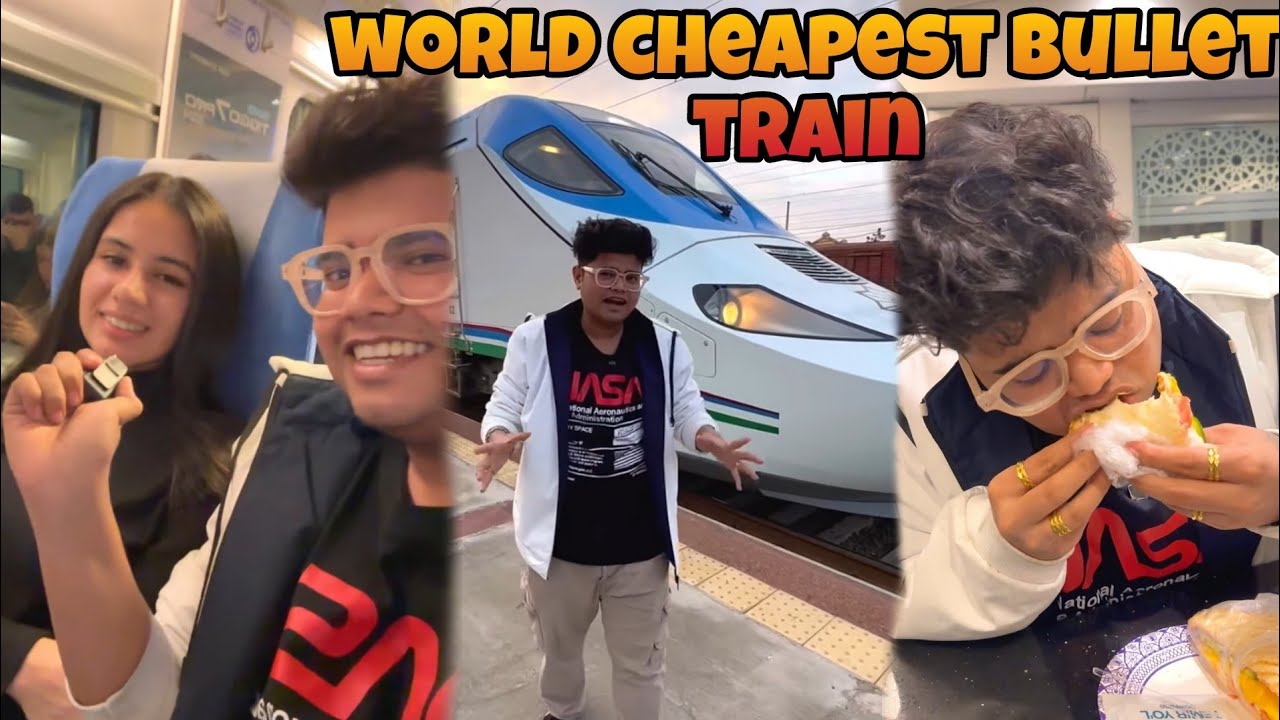 World Cheapest Bullet Train In Uzbekistan 🇺🇿🤯|Kanda Lovers|