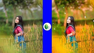 orange and green colour tone photo editing kaise kare how to snaspeed photo editing