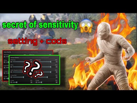 Omg 😱 best sensitivity for pubg mobile 🎯 secret of sensitivity 😳new update🔥