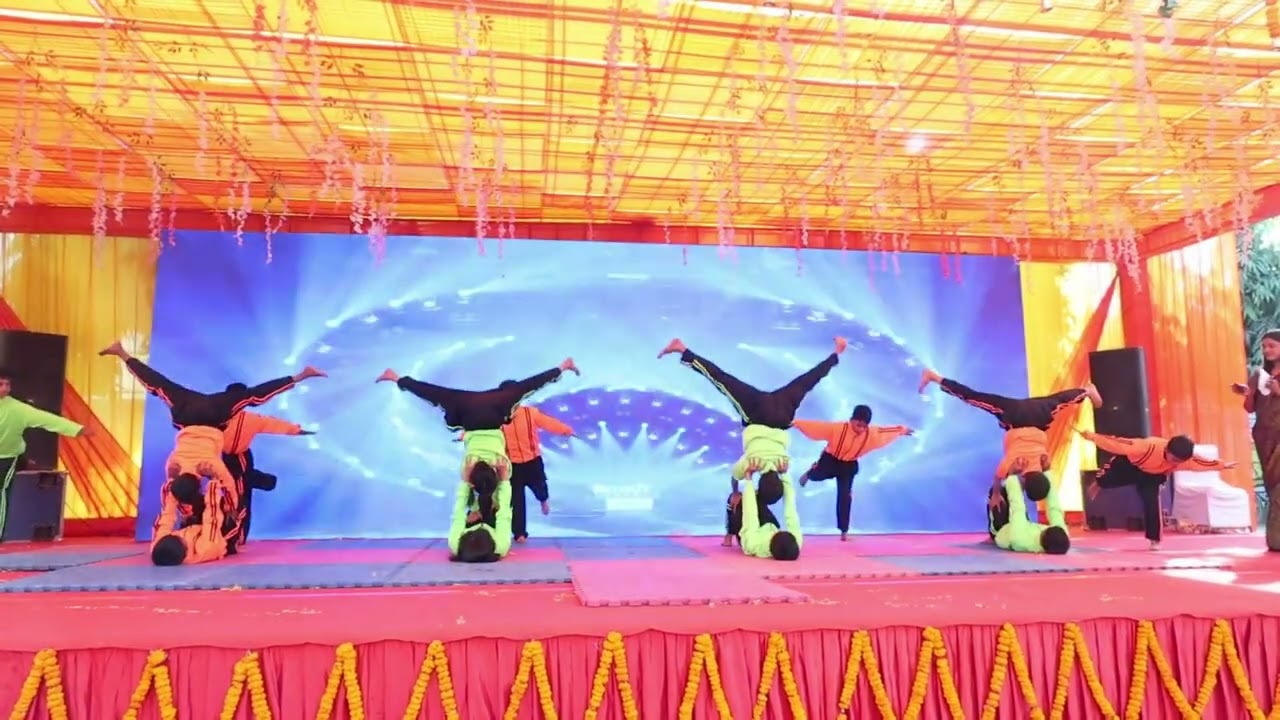 Gymnastic Dance by class 6 to 8 Students