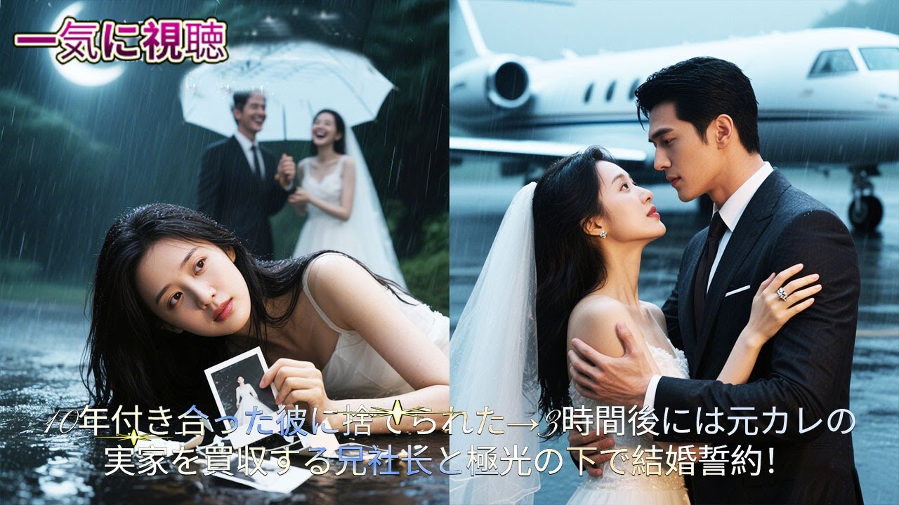 一気に視聴  10年愛した彼が白月光と結婚→元カレの財閥兄と結婚！全資産を譲り受ける最強復讐 #年差婚 #おじ様ラブ #令和シンデレラ #中国ドラマ  #短編ドラマ