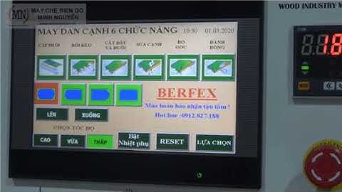 Hướng dẫn cách chỉnh cắt đầu cắt đuôi thừa thiếu nẹp của máy dán cạnh  Mr Thống 0912827188