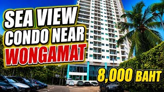 GREAT DEAL 8,000 BAHT SEA VIEW CONDO CLOSE TO WONGAMAT PATTAYA AVAILABLE NOW - AD HYATT