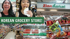 Exploring A Korean Grocery Store! Zion Market Grocery Haul!