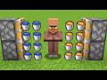 water buckets + villager + lava buckets = ???