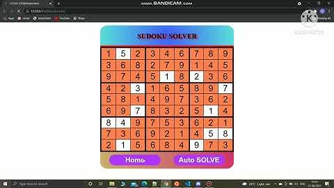 Sudoku solver using javascript