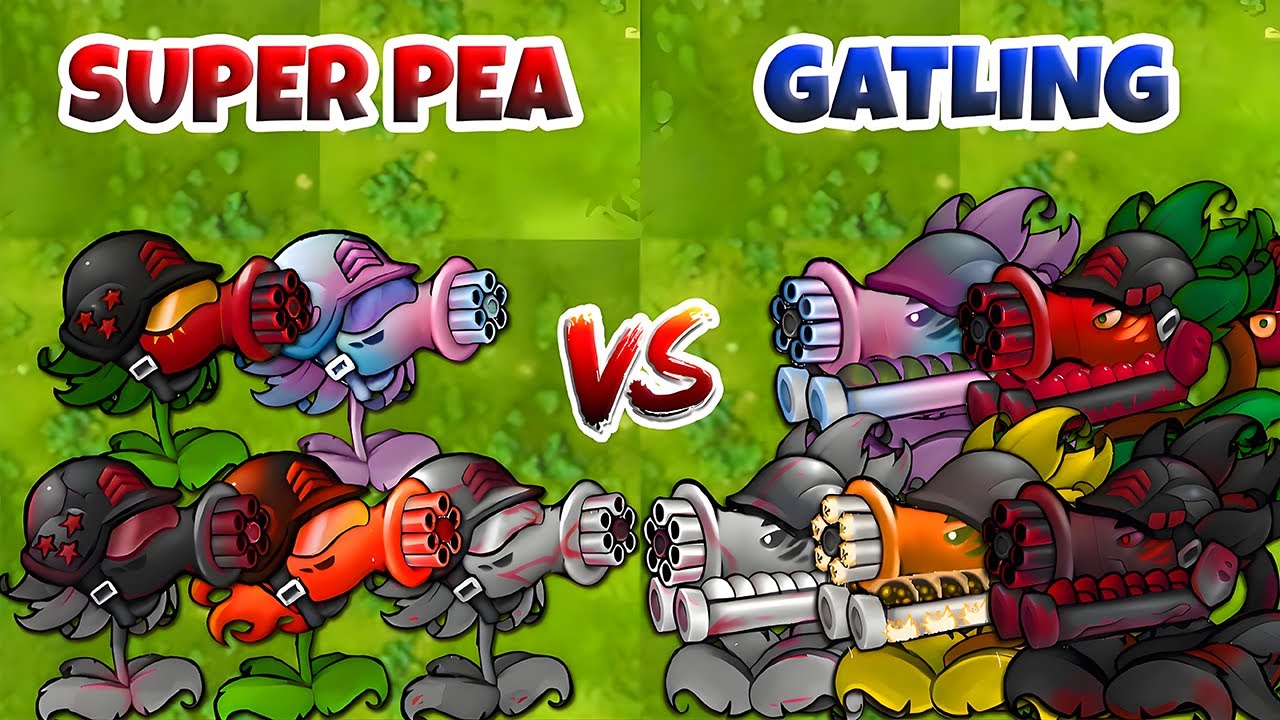 PVZ Fusion 3.2 Challenge - Team Super Pea vs Big Gatling vs Obsidian ...