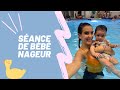 BÉBÉ À LA PISCINE | Mon bébé nageur | Vlog #1 | Belosa