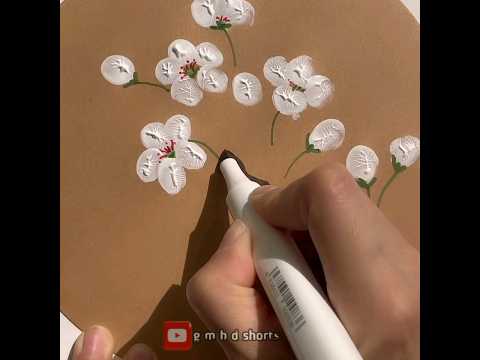 Pear blossoms are
