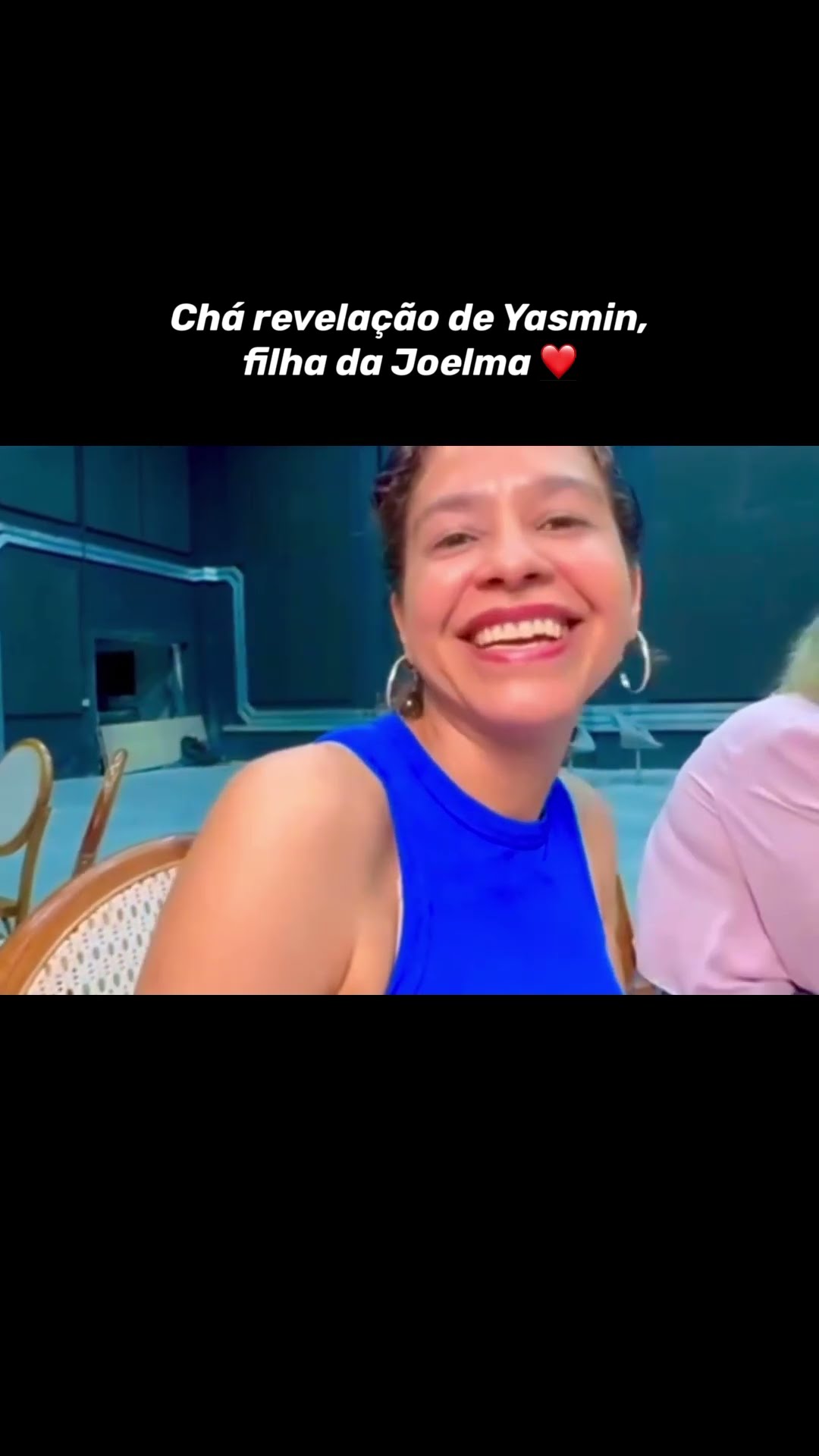 Aparição rara da mãe da Joelma