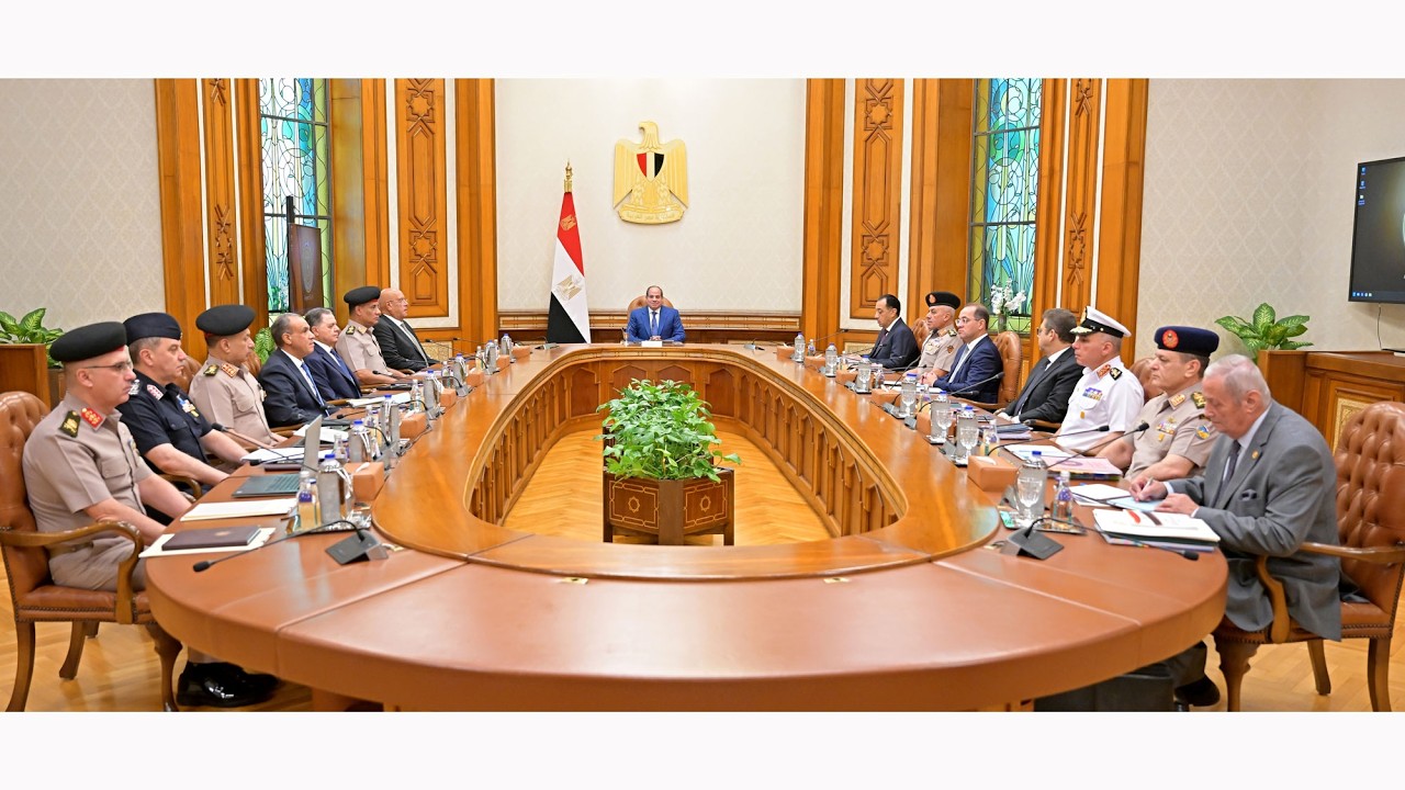 #موقع_الرئاسة | الرئيس عبد الفتاح السيسي يترأس اجتماع مجلس الدفاع الوطني بقصر الاتحادية