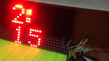 Làm đồng hồ bằngLED ma trận P10 dùng Real time RTC-DS1307 với Arduino