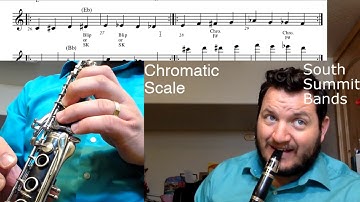 Chromatic Scale for Clarinet