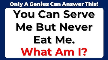 ONLY A GENIUS CAN ANSWER THESE 10 TRICKY RIDDLES | Riddles Quiz - Part 50
