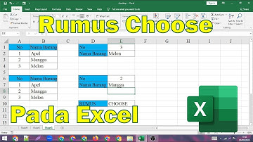 Rumus Choose Pada Excel