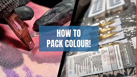 How to pack solid colour tattoo | Easy Tattoo Tips