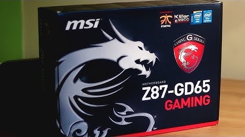 MSI Z87 GD65 Gaming | Unboxing