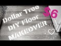 DOLLAR TREE RENTAL HACK | DIY FLOORING UPGRADE | REMOVABLE FLOORING | INEXPENSIVE DECORATING IDEAS