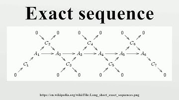 Exact sequence