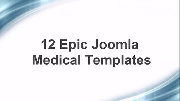Joomla Medical Templates
