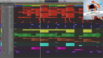 Reggaeton Logic Pro X Template Getaway #logicproxtemplate #logicprox #logicpro