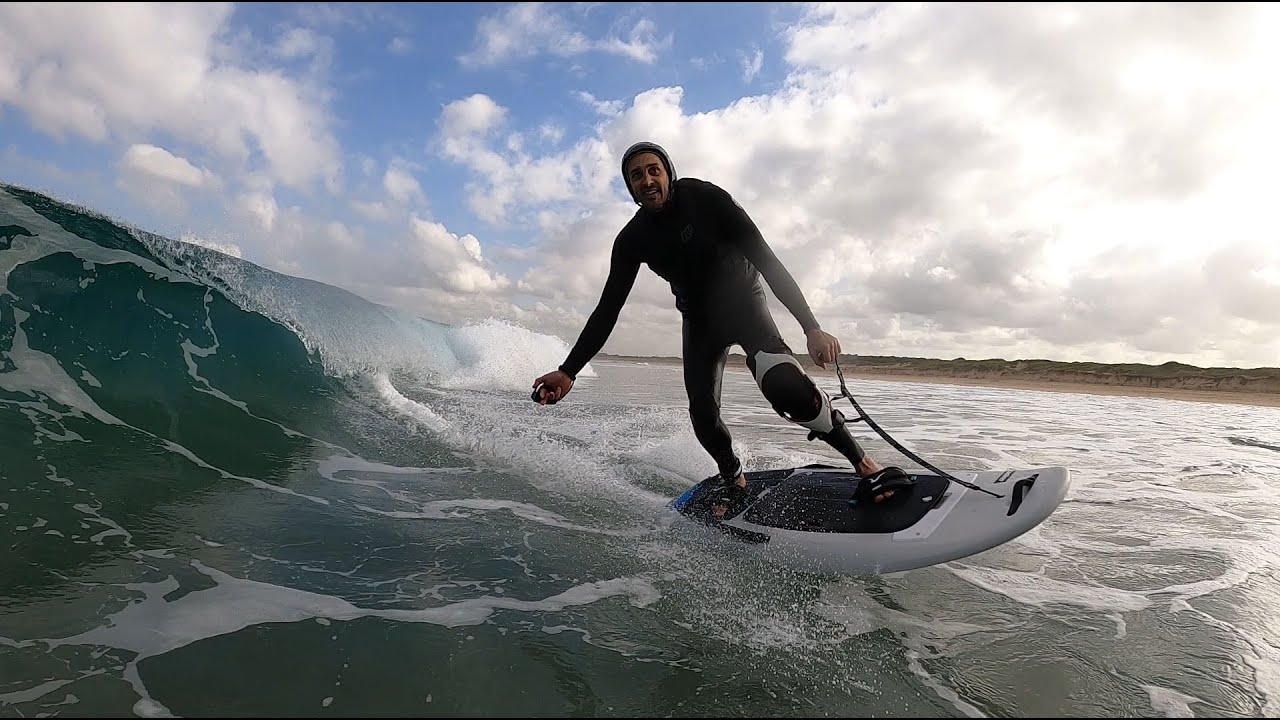 Ronnie Hill Conquers Sydney Waves Radinn Electric Surfboard YouTube