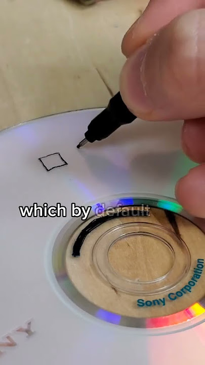 burning a CD - what does that actually mean? #shorts