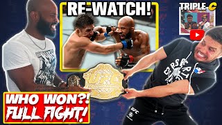 WHO REALLY WON?!? Henry Cejudo & Demetrious Johnson Rewatch Controversial Title Fight *FULL FIGHT!*