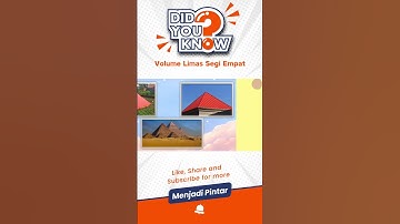 Cara menghitung Volume Limas Segi Empat #bangunruang #limas #volume #matematika #kelas6 #sd #sekolah