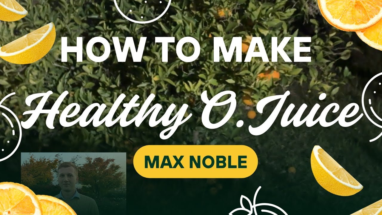 How I Make Homemade Orange Juice (Very Easy)