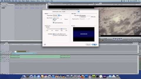 FCP7 Tutorial - Exporting Final Cut Pro 7 HD videos for youtube
