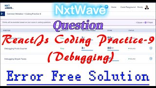 ReactJS Coding Practice 9 (Debugging)