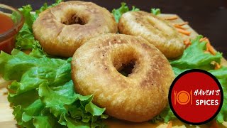 Chinese Stuffed Donuts Recipe By Haven's spices