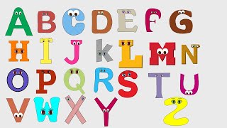 تعليم الحروف الانجليزية للاطفال بطريقة سهلة مع الامثلة ( english letters )