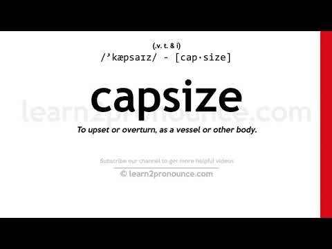 Aussprache Kentern | Definition von Capsize