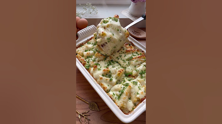 So much flavor in this dish! Cheesy Béchamel pasta bake !! #shorts