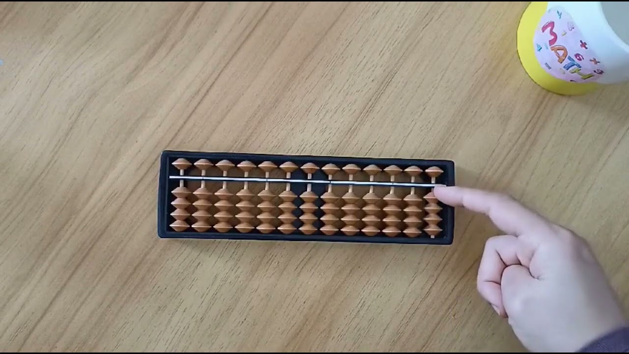  مكونات المعداد السوروبان  #تعليم #الحساب_الذهني #رياضيات #حساب